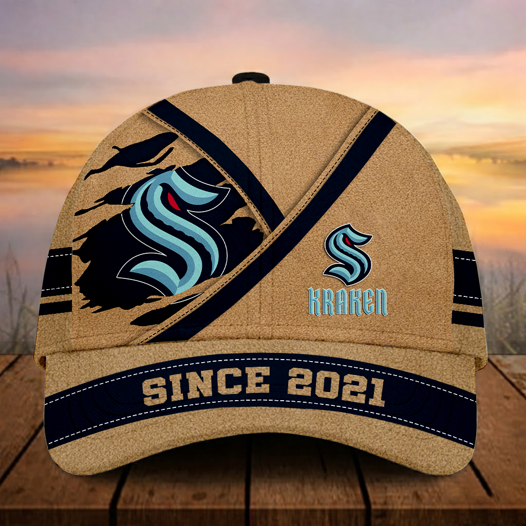 LIMITED EDITION - NEW CUSTOMIZED NHL20 STK SEATTLE KRAKEN CLASSIC CAP