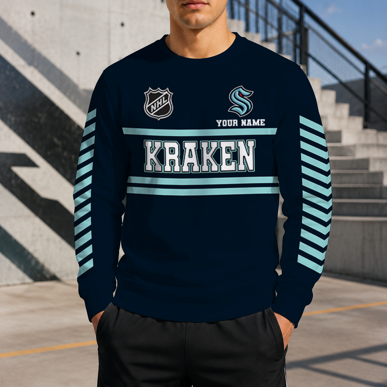 VIRAL EDITION - NEW CUSTOMIZED NHL20 STK SEATTLE KRAKEN UNISEX SWEATSHIRT