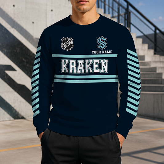 VIRAL EDITION - NEW CUSTOMIZED NHL20 STK SEATTLE KRAKEN UNISEX SWEATSHIRT