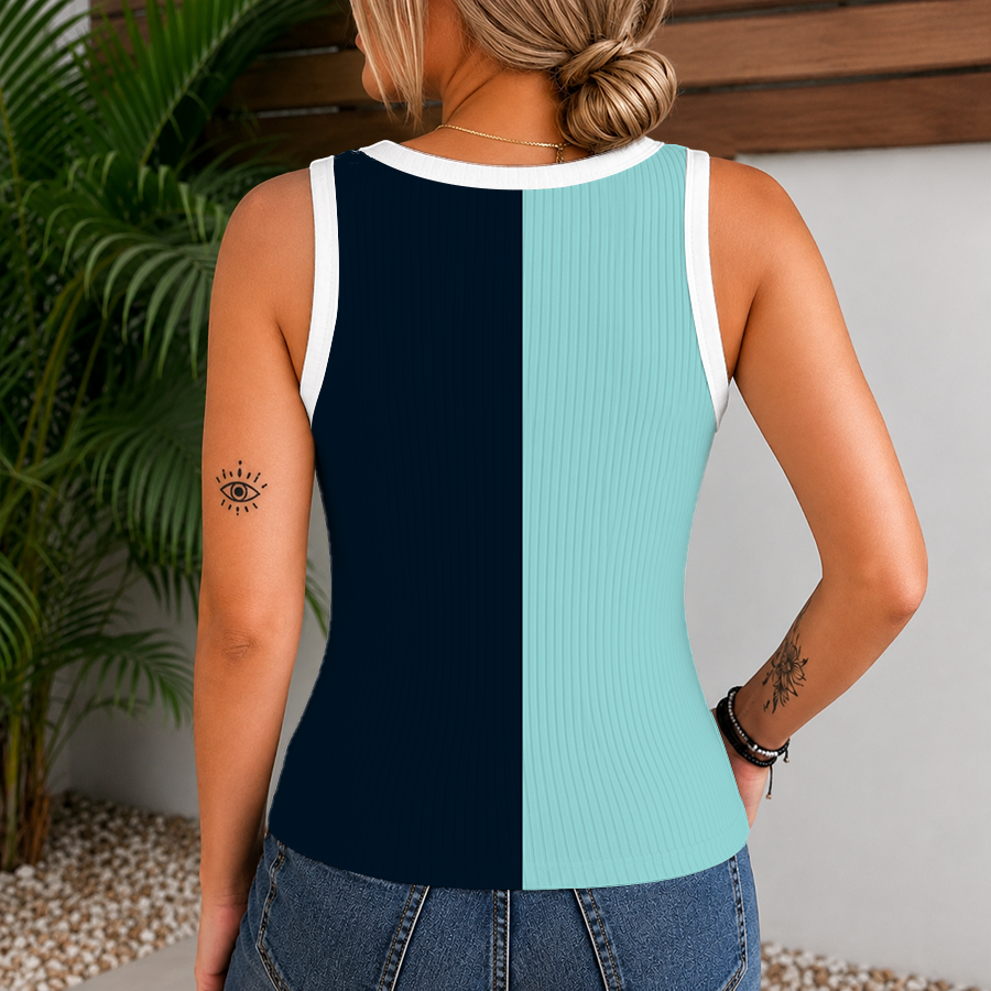 [SUPER SALE] NEW CUSTOMIZED NHL20 STK SEATTLE KRAKEN WOMEN'S V-NECK TANK TOP