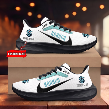 [SUPER SALE] NEW CUSTOMIZED NHL20 STK SEATTLE KRAKEN ROAD RUNNING SHOES