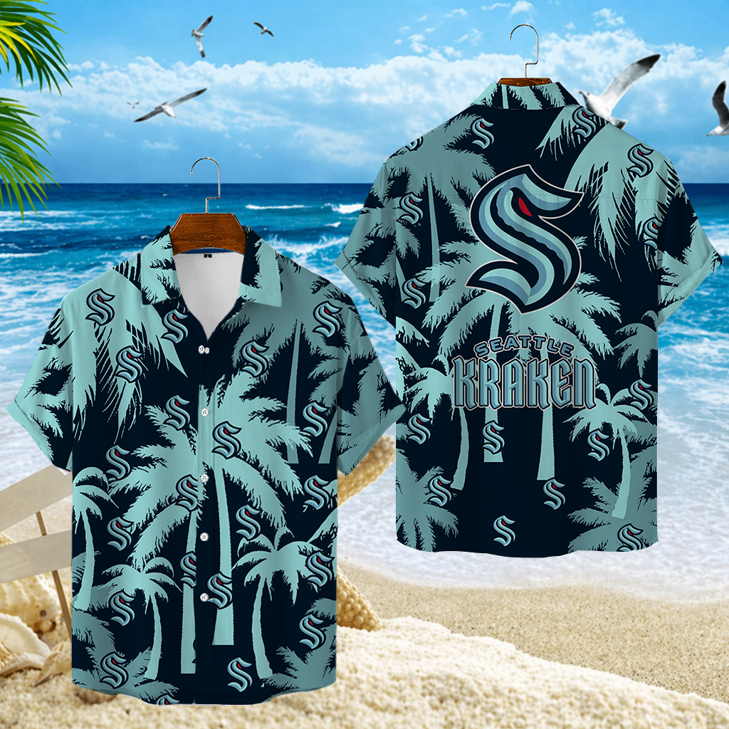LIMITED EDITION - NEW CUSTOMIZED NHL20 STK SEATTLE KRAKEN UNISEX HAWAIIAN SHIRT