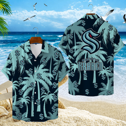 LIMITED EDITION - NEW CUSTOMIZED NHL20 STK SEATTLE KRAKEN UNISEX HAWAIIAN SHIRT