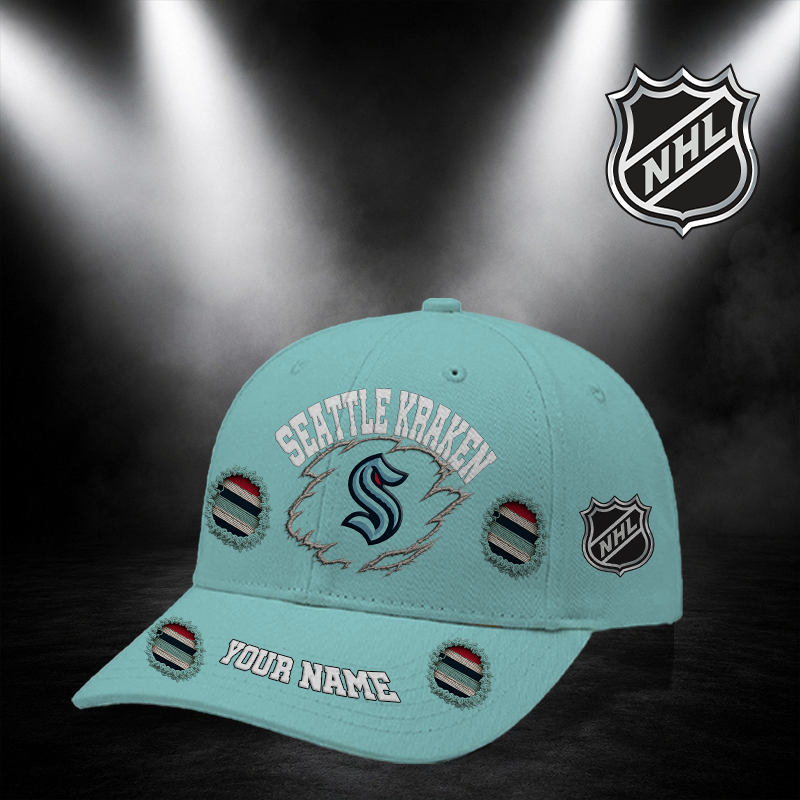 [SUPER SALE] NEW CUSTOMIZED NHL20 STK SEATTLE KRAKEN CLASSIC CAP