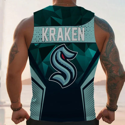 [SUPER SALE] NEW CUSTOMIZED NHL20 STK SEATTLE KRAKEN UNISEX TANK TOP