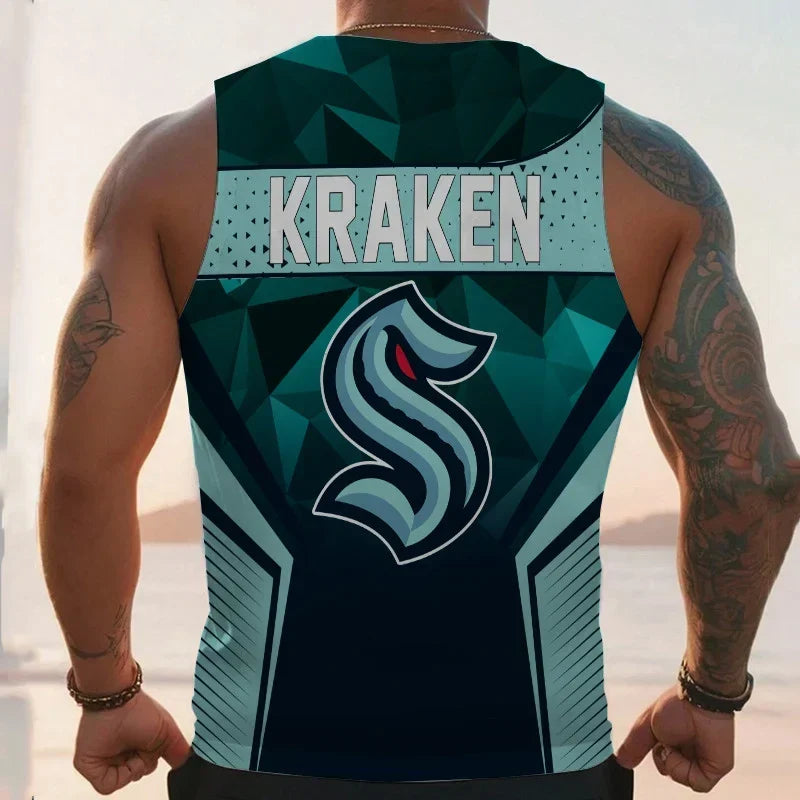 [SUPER SALE] NEW CUSTOMIZED NHL20 STK SEATTLE KRAKEN UNISEX TANK TOP