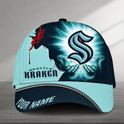 LIMITED EDITION - NEW CUSTOMIZED NHL20 STK SEATTLE KRAKEN CLASSIC CAP