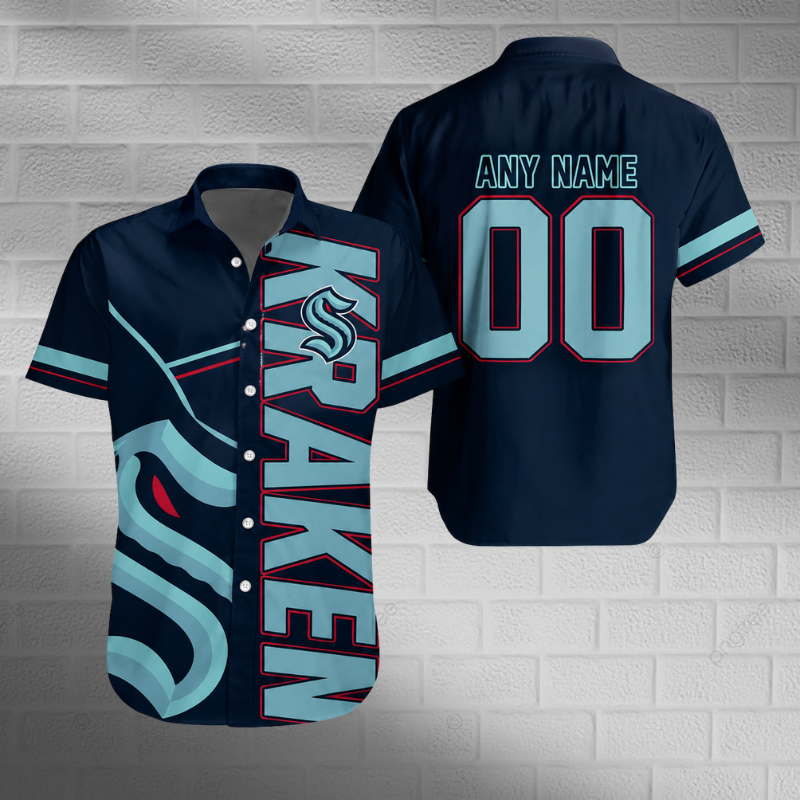 [SUPER SALE] NEW CUSTOMIZED NHL20 STK SEATTLE KRAKEN UNISEX HAWAIIAN SHIRT