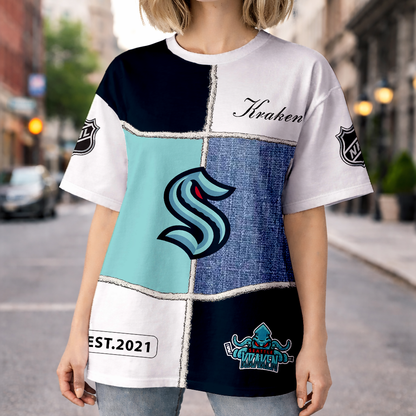 LIMITED EDITION - NEW CUSTOMIZED NHL20 STK SEATTLE KRAKEN UNISEX T-SHIRT, SWEATSHIRTS, HOODIE & JACKETS