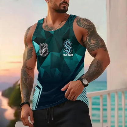 [SUPER SALE] NEW CUSTOMIZED NHL20 STK SEATTLE KRAKEN UNISEX TANK TOP