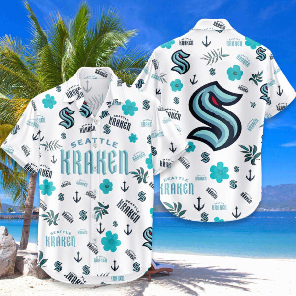[SUPER SALE ]  NEW CUSTOMIZED NHL20 STK SEATTLE KRAKEN UNISEX HAWAIIAN SHIRT