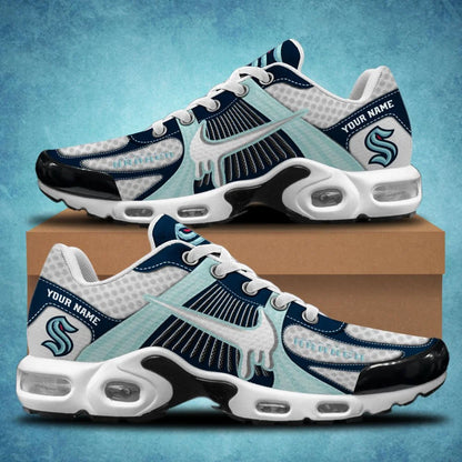 LIMITED EDITION - NEW CUSTOMIZED NHL20 STK SEATTLE KRAKEN AIR MAX PLUS SNEAKERS