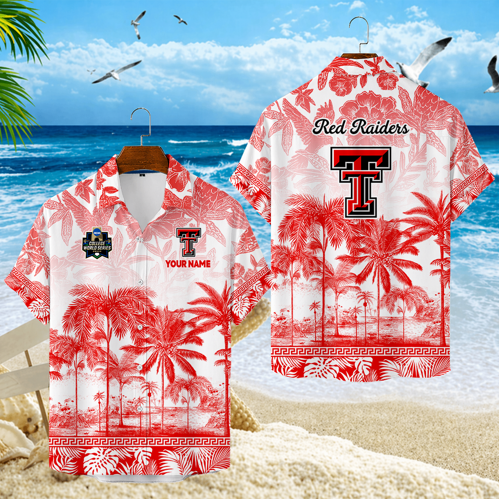 LIMITED EDITION - NEW CUSTOMIZED CWS20 TRR TEXAS TECH RED RAIDERS UNISEX HAWAIIAN SHIRT