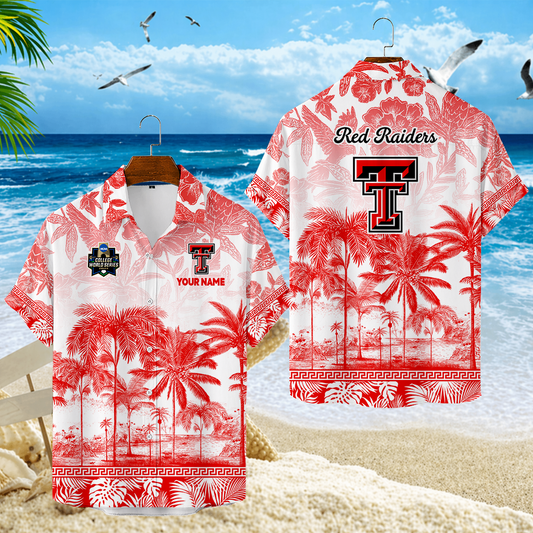 LIMITED EDITION - NEW CUSTOMIZED CWS20 TRR TEXAS TECH RED RAIDERS UNISEX HAWAIIAN SHIRT