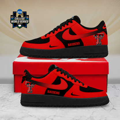 SPECIAL EDITION - NEW CUSTOMIZED NCAA CWS20 TRR TEXAS TECH RED RAIDERS AF1 SHOES