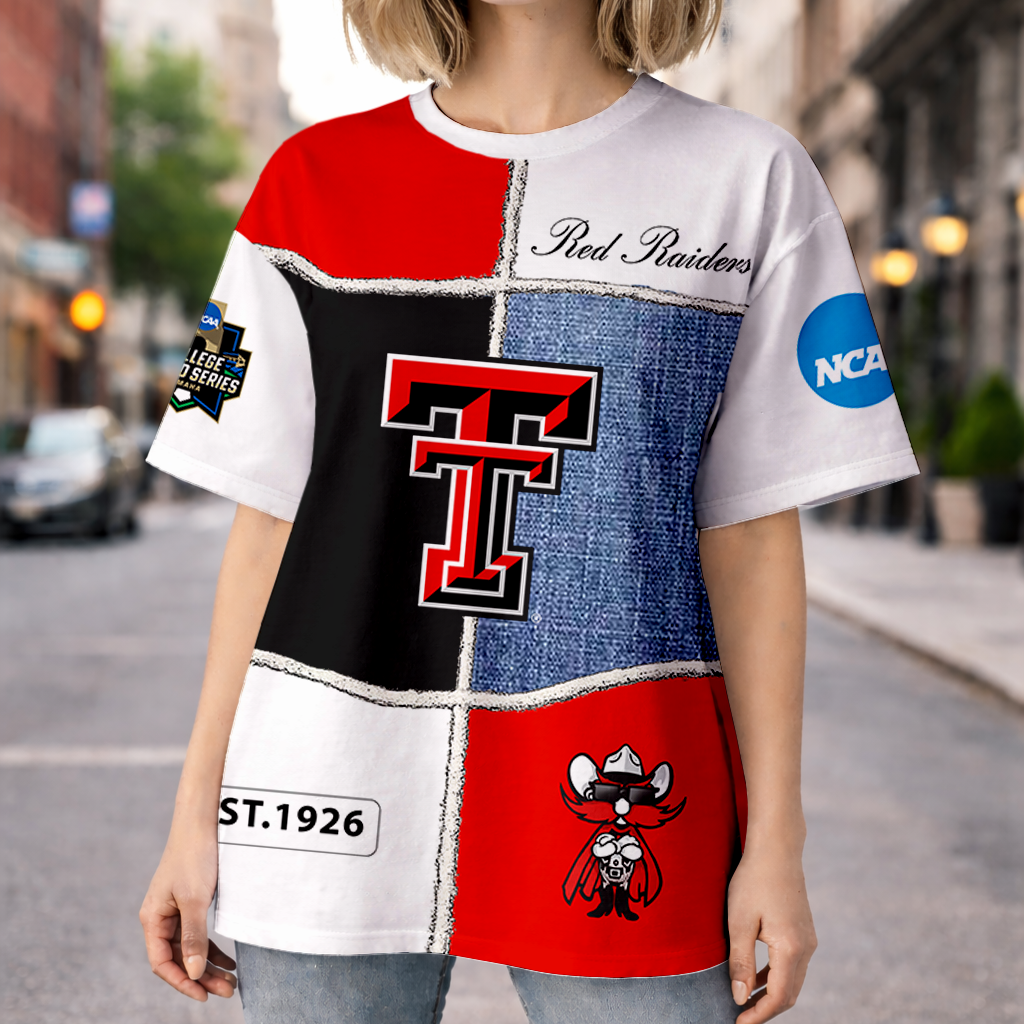 LIMITED EDITION - NEW CUSTOMIZED NCAA CWS20 TRR TEXAS TECH RED RAIDERS HOODIE, T-SHIRTS, ZIP HOODIE, SWEATSHIRTS & POLO SHIRT
