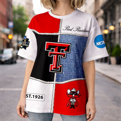 LIMITED EDITION - NEW CUSTOMIZED NCAA CWS20 TRR TEXAS TECH RED RAIDERS HOODIE, T-SHIRTS, ZIP HOODIE, SWEATSHIRTS & POLO SHIRT