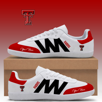 [FAN FAVORITE] NEW CUSTOMIZED NCAA CWS20 TRR TEXAS TECH RED RAIDERS CLASSIC SNEAKERS