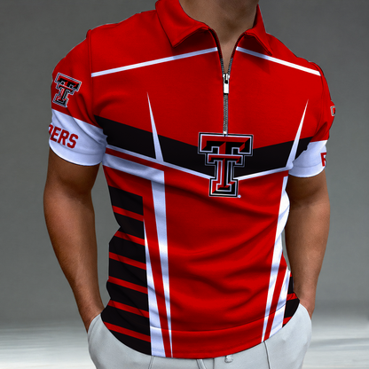 [FAN FAVORITE] NEW CUSTOMIZED NCAA CWS20 TRR TEXAS TECH RED RAIDERS POLO SHIRT