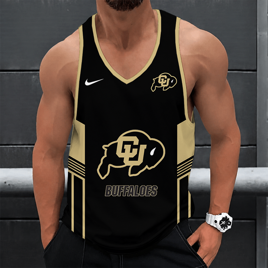 [FAN FAVORITE] NEW CUSTOMIZED NCAA FBS20 CRB COLORADO BUFFALOES UNISEX TANK TOP