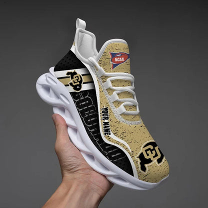 EXCLUSIVE EDITION - NEW CUSTOMIZED NCAA FBS20 CRB COLORADO BUFFALOES CLUNKY SNEAKERS