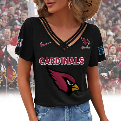 [SPECIAL OFFER] NEW CUSTOMIZED NFL20 ARC ARIZONA CARDINALS V-NECK SHIRT
