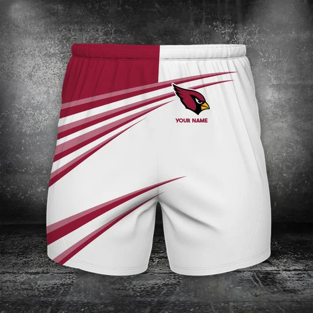 VIRAL EDITION - NEW CUSTOMIZED NFL20 ARC ARIZONA CARDINALS POLO, T-SHIRT & SHORT PANTS SET