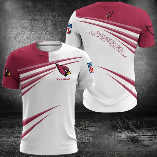 VIRAL EDITION - NEW CUSTOMIZED NFL20 ARC ARIZONA CARDINALS POLO, T-SHIRT & SHORT PANTS SET