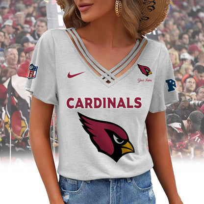 [SPECIAL OFFER] NEW CUSTOMIZED NFL20 ARC ARIZONA CARDINALS V-NECK SHIRT