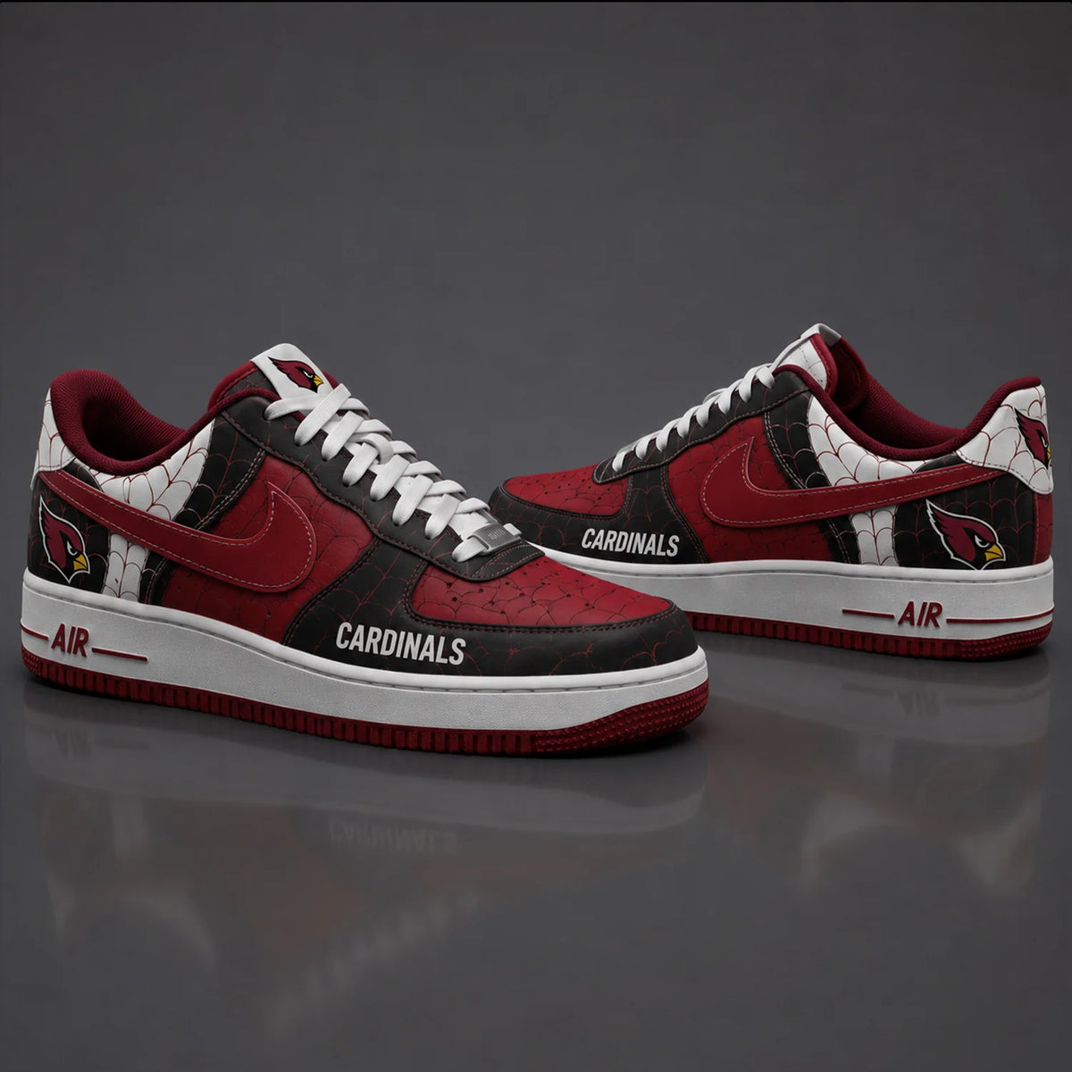 [SPECIAL OFFER] NEW CUSTOMIZED NFL20 ARC ARIZONA CARDINALS x SPIDER AF1 SHOES