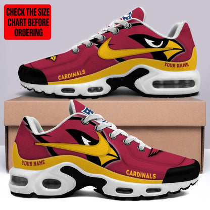 LIMITED EDITION - NEW CUSTOMIZED NFL20 ARC ARIZONA CARDINALS AIR MAX PLUS SNEAKERS