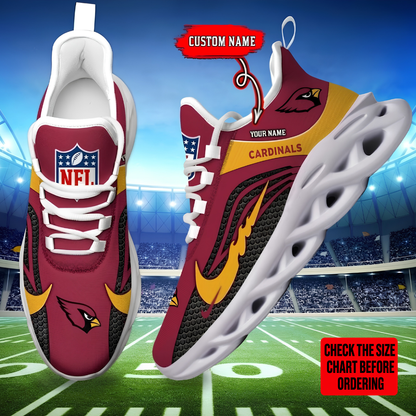 [SPECIAL OFFER] NEW CUSTOMIZED NFL20 ARC ARIZONA CARDINALS UNISEX CLUNKY SNEAKERS