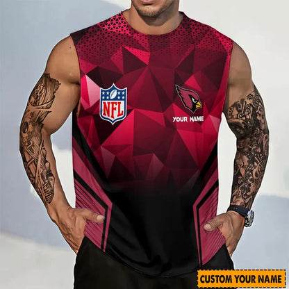 LIMITED EDITION - NEW CUSTOMIZED NFL20 ARC ARIZONA CARDINALS MEN'S GYM SHIRT