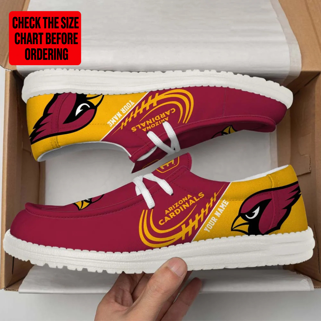 [SPECIAL OFFER] NEW CUSTOMIZED NFL20 ARC ARIZONA CARDINALS LOAFER SHOES