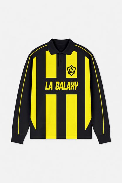 LIMITED EDITION - NEW CUSTOMIZED MLS20 LAG LA GALA LONG SLEEVE POLO