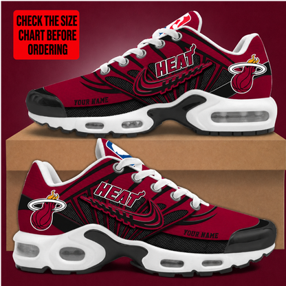 [HOT DEAL] NEW CUSTOMIZED NBA20 MHE MIAMI HEAT AIR MAX PLUS SNEAKERS