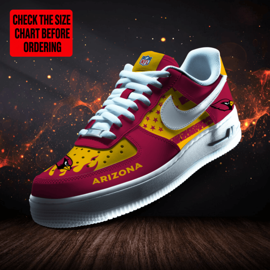 LIMITED EDITION - NEW CUSTOMIZED NFL20 ARC ARIZONA CARDINALS AF1 SNEAKERS