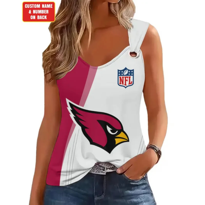 [SPECIAL OFFER] NEW CUSTOMIZED NFL20 ARC ARIZONA CARDINALS O-RING SHOULDER TANK TOP