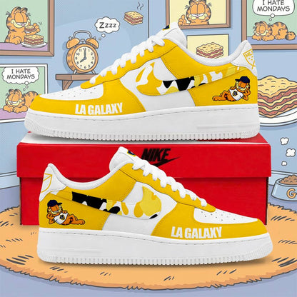 FINAL SALE - NEW CUSTOMIZED MLS20 LAG LA GALA x GARFIELD AF1 SNEAKERS