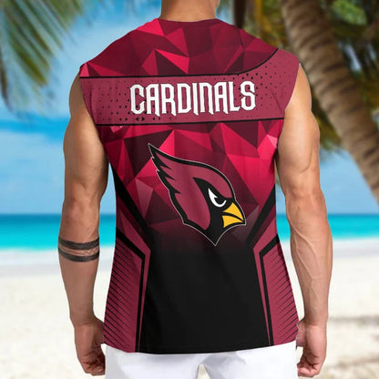 LIMITED EDITION - NEW CUSTOMIZED NFL20 ARC ARIZONA CARDINALS MEN'S GYM SHIRT