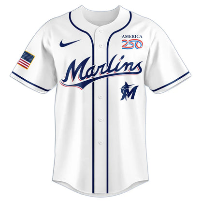 LIMITED EDITION - NEW CUSTOMIZED MLB20 MMS MIAMI MARLINS BASEBALL JERSEY