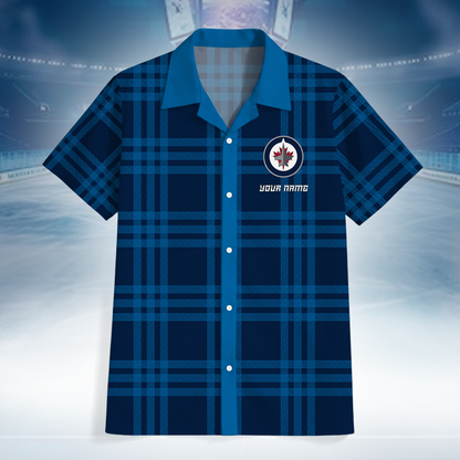 LIMITED EDITION - NEW CUSTOMIZED NHL21 WPJ WINNIPEG JETS UNISEX HAWAIIAN SHIRT