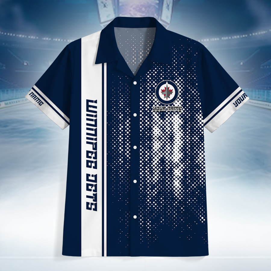 LIMITED EDITION - NEW CUSTOMIZED NHL21 WPJ WINNIPEG JETS UNISEX HAWAIIAN SHIRT