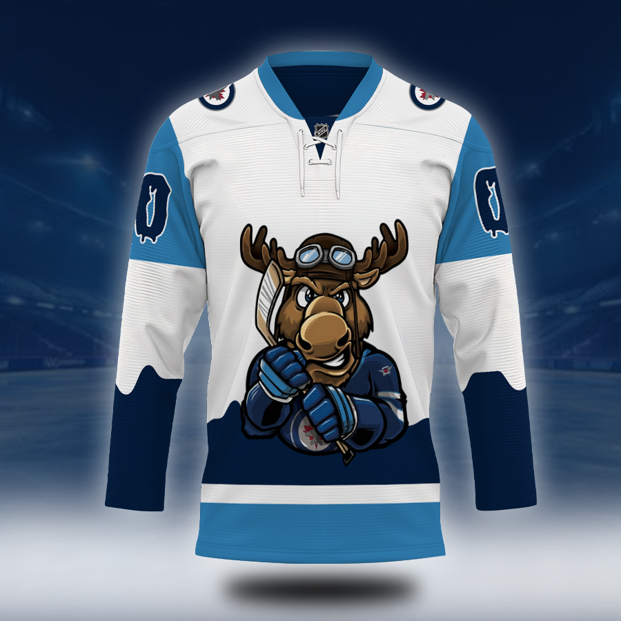 LIMITED EDITION - NEW CUSTOMIZED NHL21 WPJ WINNIPEG JETS UNISEX HOCKEY JERSEY
