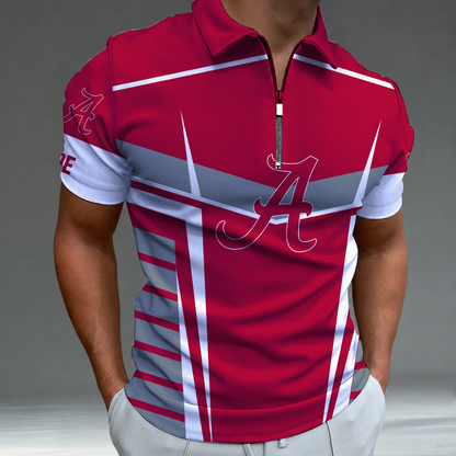[FAN FAVORITE] NEW CUSTOMIZED NCAA CWS21 ABC ALABAMA CRIMSON TIDE POLO SHIRT