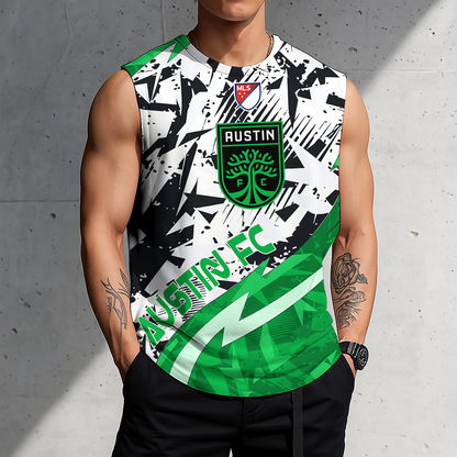 POPULAR NOW - NEW CUSTOMIZED MLS21 ATF AUSTIN FC TANK TOP & GYM SHIRT