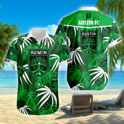 ENDING TODAY - NEW CUSTOMIZED MLS21 ATF AUSTIN FC UNISEX HAWAIIAN SHIRT