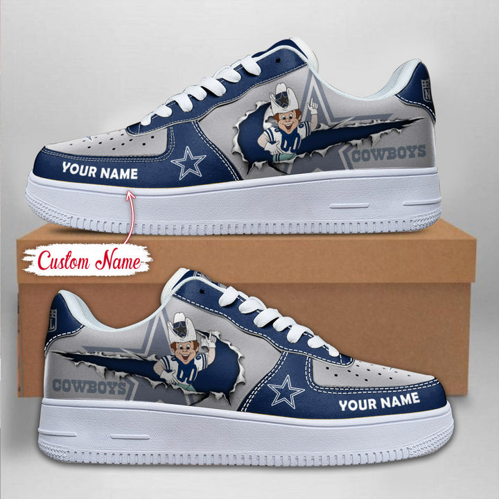 LIMITED EDITION - NEW CUSTOMIZED NFL21 DCB DALLAS COWBOYS AF1 SNEAKERS