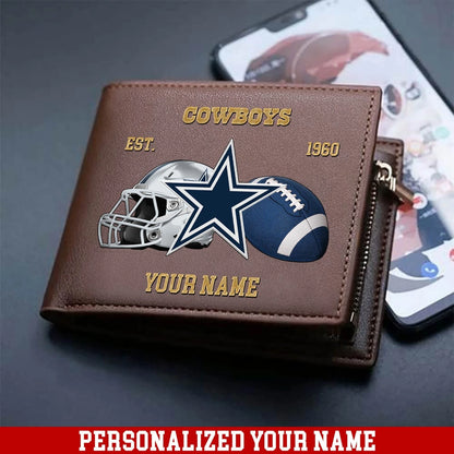 LIMITED EDITION - NEW CUSTOMIZED NFL21 DCB DALLAS COWBOYS LEATHER WALLET