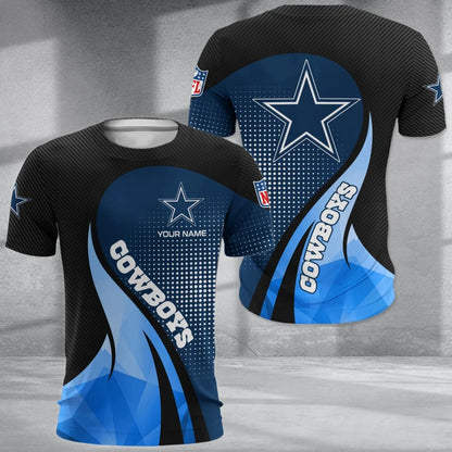 LIMITED EDITION - NEW CUSTOMIZED NFL21 DCB DALLAS COWBOYS POLO, T-SHIRT & SHORT PANTS SET